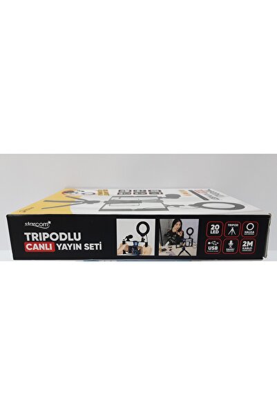 renkli çiçekler Trıpodlu Canlı Yayın Seti Çek Kaydet Yayınla