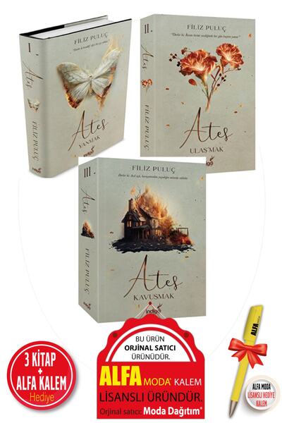 İndigo Kitap Ateş Yanmak  Ateş  Ulaş’mak Ateş 3 Kavuşmak Filiz Puluç 3 Kitap ...