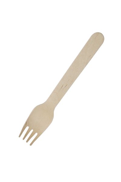 Miopack 300 Pieces of Wooden Natural Wooden Cutlery (100 Pieces)