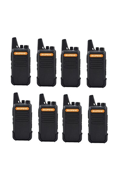 BAOFENG 8 ADET Pmr 446 TYPE-C SARJ El Telsizi Wln Kulaklık Hediyeli Telsiz Ta...
