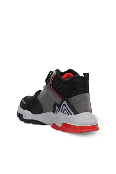 Slazenger VERSION Çocuk Cırt Cırtlı Siyah / Kırmızı Bot