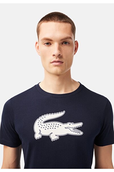 Lacoste Cămașă Krokodil-T-Shirt aus atmungsaktivem Jersey