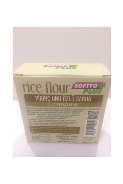 Softto Plus Mineral Rice Flour Extract Soap 100gr