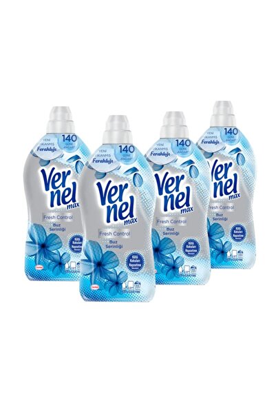 Vernel Max Konsantre Çamaşır Yumuşatıcısı 4 X 1320ml Buz Serinliği