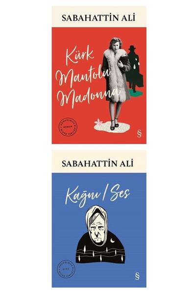 Everest Set of 2 Books Ox/Voice-Fur Coat Madonna-Sabahattin Ali Classics