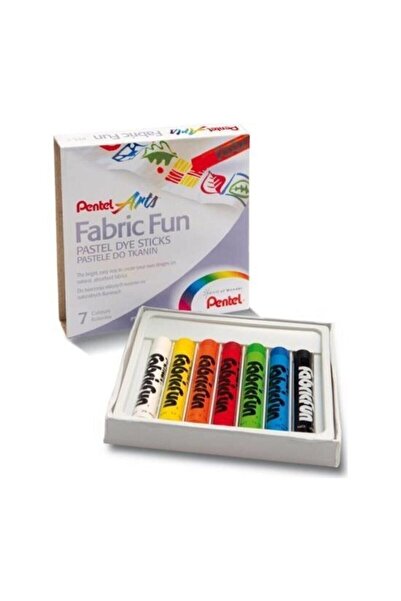 Pentel Arts Fabric Fun Tekstil Kumaş Boyama Pasteli 7 Renk