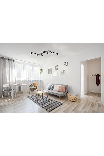 Eglo 32433 "BUZZ-LED" 6X2,8W Çelik Siyah Sıva Üstü Spot