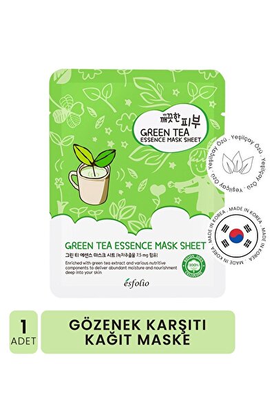 Esfolio Yeşil Çay Içeren Kağıt Maske Green Tea Essence Mask Sheet