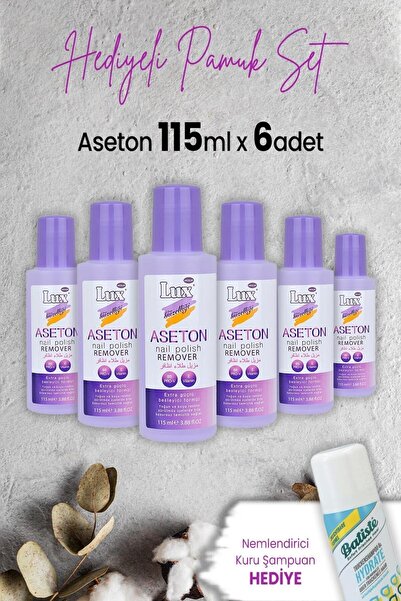 LUX Aseton 115 ml x 6 Adet