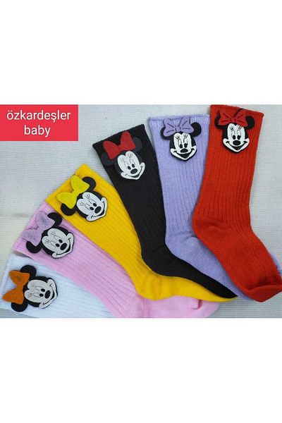ÖZKARDEŞLER BABY Чифт от 6 филцови чорапи до коляното за бебета и деца