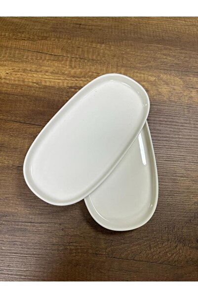 Pure Oval Bone Kayık Tabak 25 cm