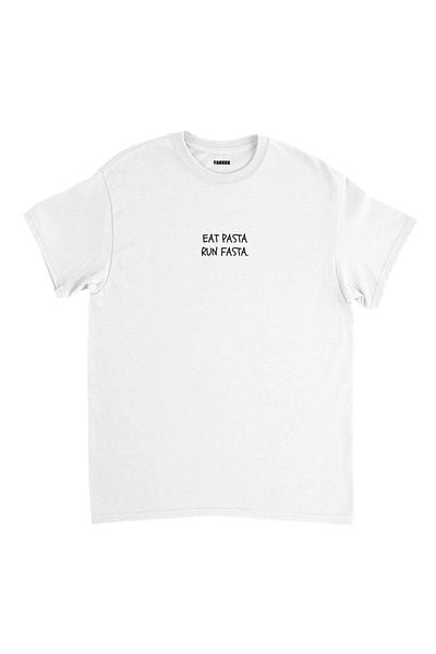 Jose Clothing Λευκό εμπριμέ Unisex Oversize T-Shirt - Κοντό μανίκι