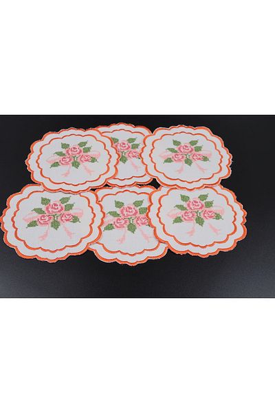 vipceyiz Patterned Cocktail Napkins 6 Pieces