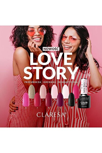 Claresa Kalıcı Oje LOVE STORY 9 Koyu Mürdüm Mor 5g