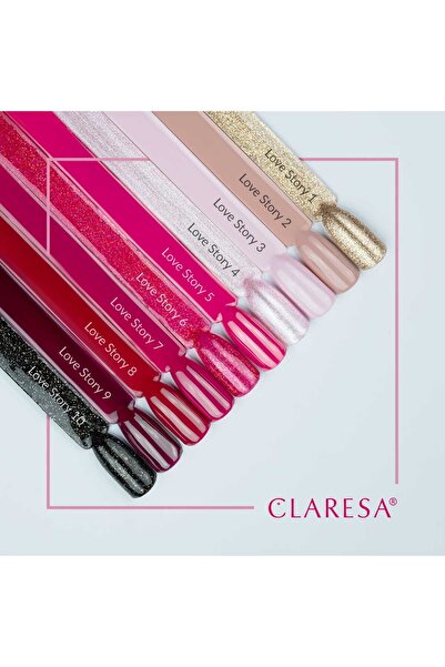 Claresa Kalıcı Oje LOVE STORY 9 Koyu Mürdüm Mor 5g