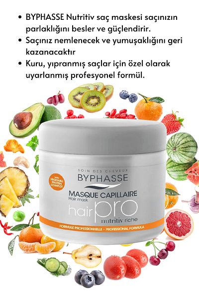 BYPHASSE Hair Pro Intensive Moisture Mask 500ml