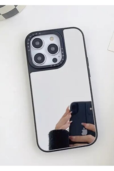 POWELL حافظة آيفون 14 برو ماكس ذات سطح مسطح مع مرآة