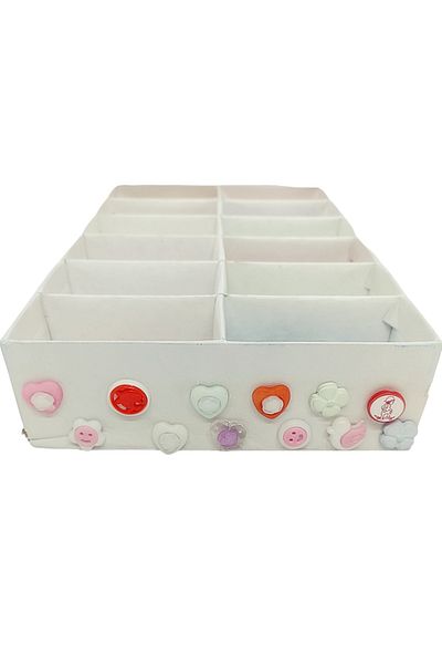 hobim42 Baby Vest Hobby Button Set 12 Models 5 Pieces of Each Model Total 60 Pieces