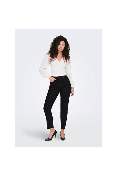 ONLY Women's High Waist Black Trousers - 15219264