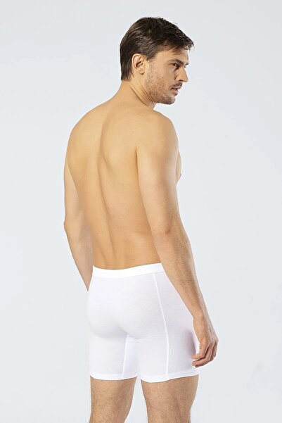 Cacharel 2 Τεμάχια Ανδρικό Lycra Long Waist Band Boxer 95% Βαμβάκι % Ελαστάνη