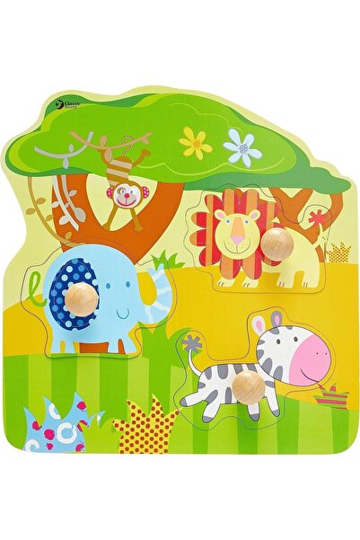 Classic World Calimera Toys Ahşap Bultak Orman Hayvanları Puzzle