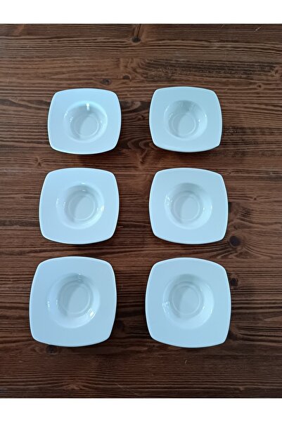 Bonna Porselen Karem 6-Piece 10.5 cm Glass Cup Plate - Krm01Cbt