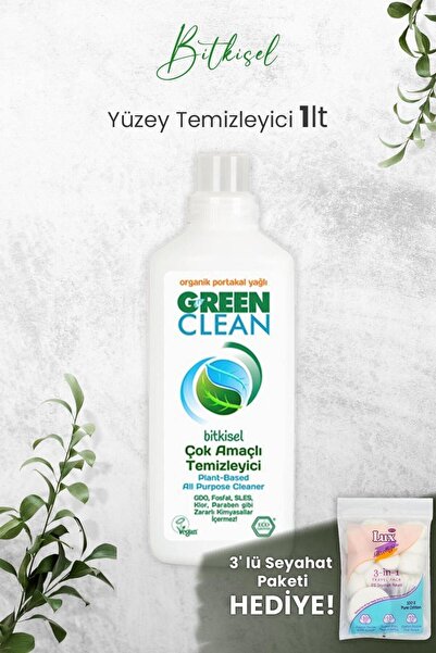 Green Clean Çok Amaçlı Yüzey Temizleyici Portakallı 1 Litre