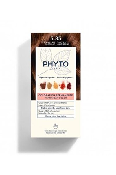 Phyto Phytocolor Bitkisel Saç Boyası 5.35 - Açık Kestane Dore Akaju Yeni Formül