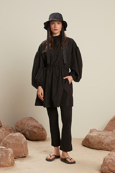 Manuka HIJAB REGENMANTEL BADEANZUG SCHWARZ