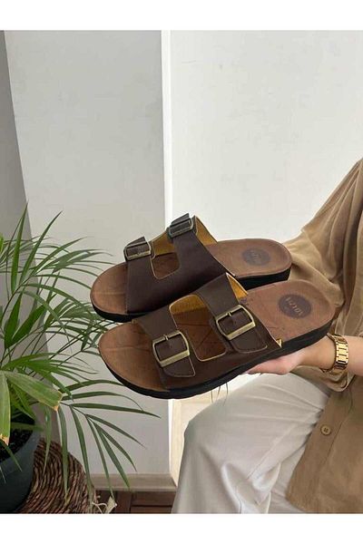 Behtah Kundura Men's Oversize Large Size Comfortable Daily Sandals Slippers Size 45 46 47