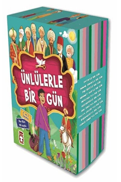Timaş Yayınları Ünlülerle Bir Gün Seti (10 Kitap Takım)