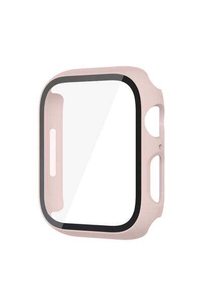 Quse Apple Watch 41mm Kum Pembesi Kasa ve Ekran Koruyucu Kılıf – Series 7-8-9...