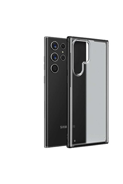 Rivor Samsung Galaxy S22 Ultra Uyumlu Kılıf Kamera Çıkıntılı Köşe Korumalı Ma...