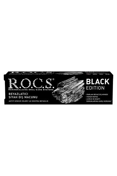 R.O.C.S. معجون أسنان أسود للتبييض من بلاك إديشن 60 مل