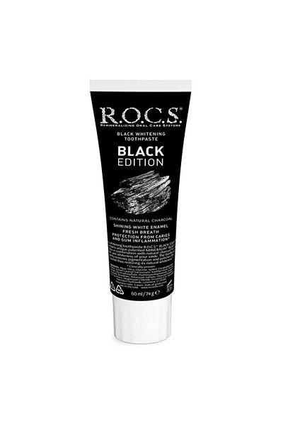 R.O.C.S. معجون أسنان أسود للتبييض من بلاك إديشن 60 مل