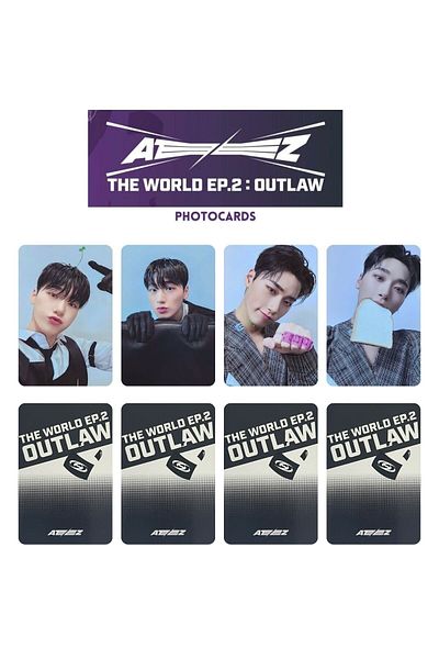 Kpop Dünyasi ATEEZ San ''The World Ep 2: OUTLAW'' مجموعة أجهزة الكمبيوتر الشخصية