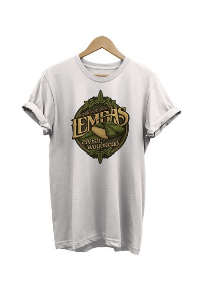 remonz Lotr Lord of the Rings Lembas Peksimet εμπριμέ 100% βαμβακερό μπλουζάκι Basic T-shirt κανονικού μεγέθους