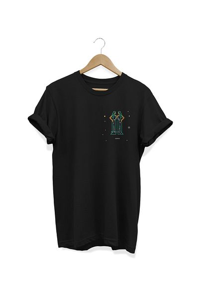 remonz Zodiac Horoscope Collection T-shirt Gemini 100% βαμβάκι