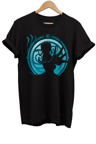 remonz Μπλουζάκι Avatar Waterbender με στάμπα 100% βαμβακερό Basic T-shirt κανονικού μεγέθους