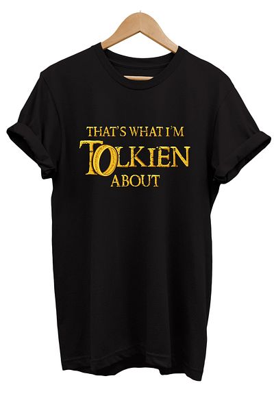 remonz Lotr Lord of the Rings Tolkien εμπριμέ 100% βαμβακερό μπλουζάκι Basic T-shirt κανονικού μεγέθους