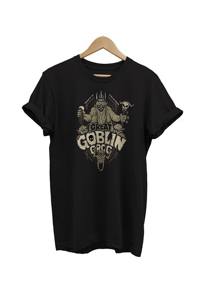 remonz Lord of the Rings Lotr Goblin με στάμπα 100% βαμβακερό μπλουζάκι Basic T-shirt κανονικού μεγέθους