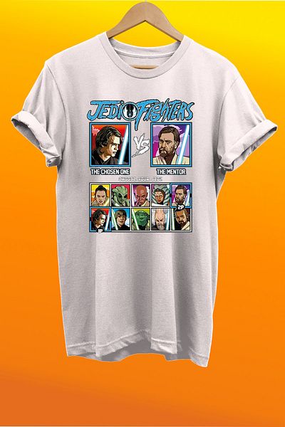 remonz Star Wars Jedi Fighters με στάμπα 100% βαμβακερό μπλουζάκι με κανονικό μέγεθος