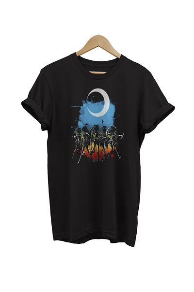 remonz Μπλουζάκι Sailor Moon με στάμπα 100% βαμβακερό Basic T-shirt κανονικού μεγέθους