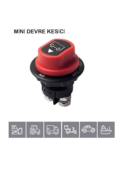 SKAUTO Akü Mini Elektrik Devre Kesici 12v 24v Ayrılabilir Anahtarlı