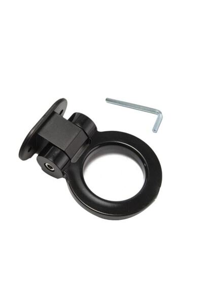 KOTO Auto Drawbar Tow Hook Pull Ring Black Modified Ornamental Accessory