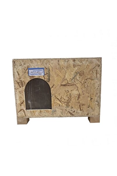 Genel Markalar Lüx Ahşap Kedi Kulübesi, Yalıtımlı, Çok Büyük (xl) 61x41x36 Cm...