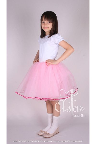 Astar Kostüm Fusta Tutu Roz Fata Copil 23 Aprilie Spectacol Fusta Pufoasa din Tulle