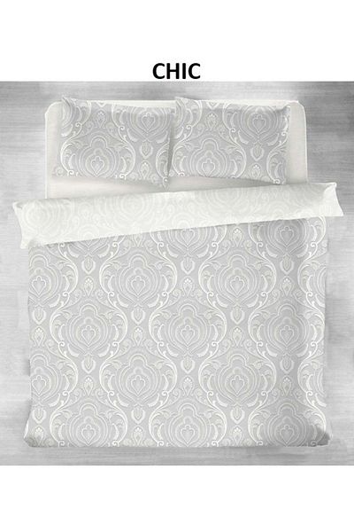 Özdilek Nev Series Single Duvet Cover Set-Chic Gray