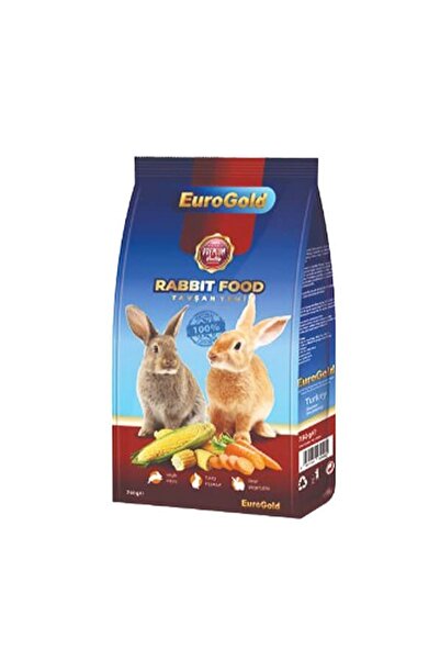 EuroGold Kurutulmuş Sebzeli Tavşan Yemi, Doğal İçerik, 750 Gr