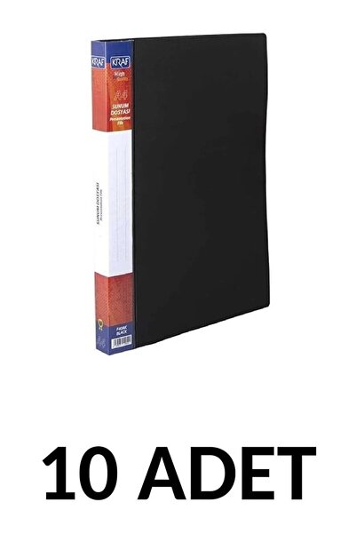 KRAF 10 штук Kraf 80 аркушів презентаційного файлу чорного кольору